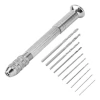 Taladro Agujereadora Manual + Mechas 0,8mm A 1,2mm Resina