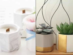 Molde Silicona X3 Macetas Chocolate Yeso Acrílico Cemento - tienda online