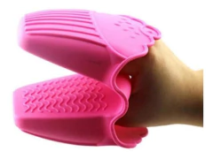 Manopla Agarradera Para Horno Silicona Forma Cupcake Cocina