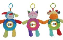 Peluche Sonajero De Plush Con Ábaco Y Mordillos Para Bebes en internet