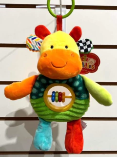 Peluche Sonajero De Plush Con Ábaco Y Mordillos Para Bebes - comprar online