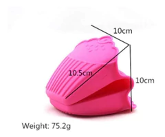 Manopla Agarradera Para Horno Silicona Forma Cupcake Cocina - NICVALGROUP