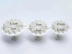 Cortante C/ Expulsor Girasoles Fondant Reposteria Porcelana - comprar online