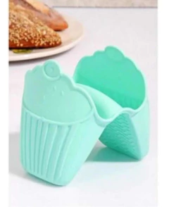Manopla Agarradera Para Horno Silicona Forma Cupcake Cocina - comprar online