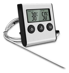 Termómetro Digital Multifunción Timer Sonda Gastronomía