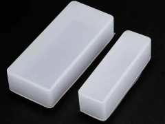 Imagen de Kit Moldes Silicona Resina Rectangular Cuadrados X11 Bijou