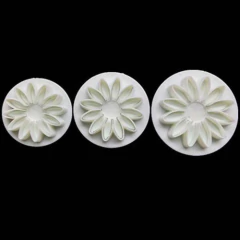 Imagen de Cortante C/ Expulsor Girasoles Fondant Reposteria Porcelana