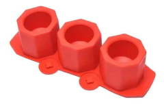 Molde Silicona X3 Macetas Chocolate Yeso Acrílico Cemento - NICVALGROUP