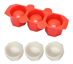 Molde Silicona X3 Macetas Chocolate Yeso Acrílico Cemento - tienda online