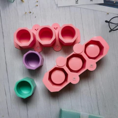 Molde Silicona X3 Macetas Chocolate Yeso Acrílico Cemento en internet