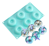 Molde De Silicona X 6 Donas Medianas Donnuts Repostería