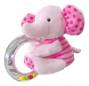 Sonajero Elefante Rosa Con Aro