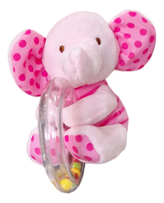 Sonajero Elefante Rosa Con Aro - comprar online