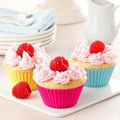 Molde Mini Pirotin De Silicona Para Cupcakes Muffins X12unid - comprar online