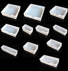 Kit Moldes Silicona Resina Rectangular Cuadrados X11 Bijou - NICVALGROUP