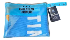 Toallones Argentina Campeón Del Mundo Copa Messi + Estuche - comprar online