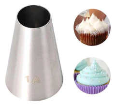 Pico Boquilla Redondo Liso 1a Buttercream Repostería Cupcake