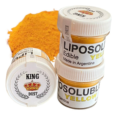 Polvo Liposoluble Comestible Colorante Amarillo King Dust 4g - comprar online