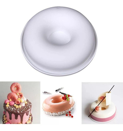 Molde De Torta Espejo Espejada Silicona Donut Repostería - NICVALGROUP
