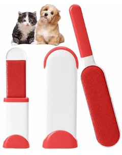 Cepillo Saca Pelusa Pelos Perro Gato C/base Autolimpieza
