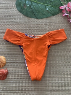 CALCINHA FIO DENTAL DUPLA FACE PEIXE CARPA LARANJA - Equilive