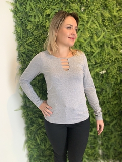 BLUSA VISCOLYCRA MESCLA DECOTE na internet