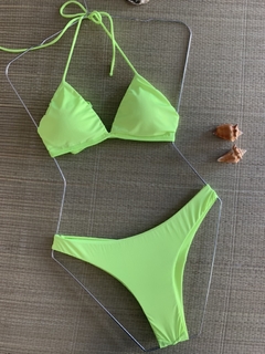CONJ BIQUINI FLUORESCENTE NEON AMARELO (G)