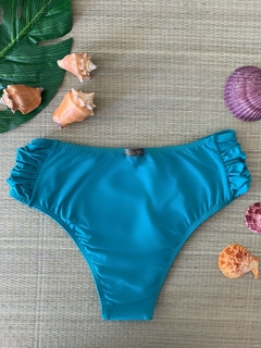 CALCINHA DRAPEADA VERDE AGATA - comprar online