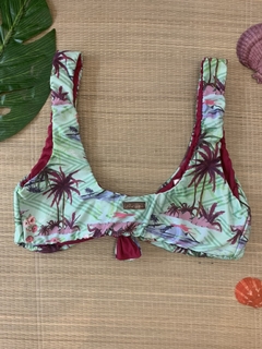 TOP ESTILO REGATA DUPLA FACE VERDE PISCINA COQUEIROS - loja online