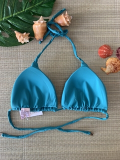 TOP CORTININHA LISO C/ BOJO VERDE AGATA - comprar online