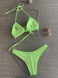 CONJ BIQUINI FLUORESCENTE NEON AMARELO (G) - comprar online