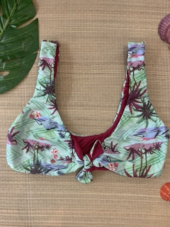 TOP ESTILO REGATA DUPLA FACE VERDE PISCINA COQUEIROS - comprar online