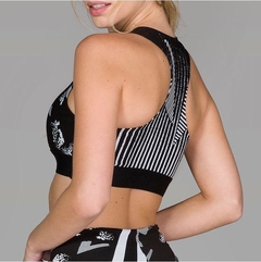 Top Nadador Preto com desenhos Branco (G) - comprar online