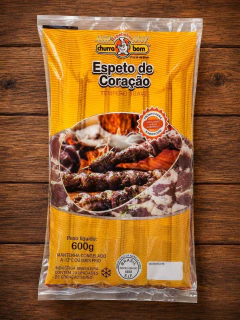 Espeto de Coração de Frango 600g