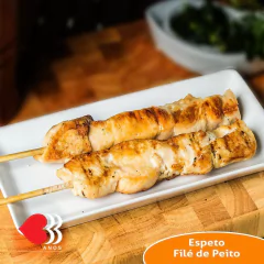 Espeto de Filé de Peito de Frango 1Kg na internet