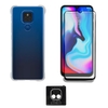 Capa Antiqueda Moto E7 Plus XT2081 + Película Vidro 3D Temperado + Película Câmera
