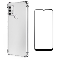 Capinha Anti Impactos Motorola Moto G10 + 2x Películas 5D Nano Cerâmica