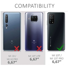 Capa Anti Impactos Xiaomi Mi 10T + Película Gel + Película Câmera Nano Flexível
