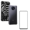 Kit Capinha Anti Queda Xiaomi Redmi Note 9T e Película de Vidro 3D Cobertura Total Tela