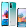 Capinha Anti Queda Xiaomi Redmi Note 10 4G + 2x Película de Vidro