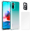 Capinha Anti Queda Xiaomi Redmi Note 10 4G + Película Vidro + Película Câmera Nano