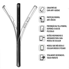 Capa 360 Frente Verso Transparente para Samsung Galaxy A02s - comprar online