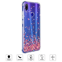 Capa Corações Anti Shock Xiaomi Redmi Note 7 + Película de Vidro - loja online