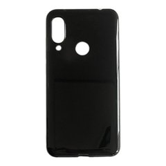 Capa Preta Fumê Flexível Xiaomi Redmi Note 7 + Película Gel 100% Tela - ENCAPAR - Capas de Proteção de A a Z