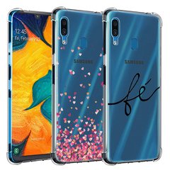 Capa Anti Shock Fé + Capa Corações + Película Vidro 3D Galaxy A30 - comprar online