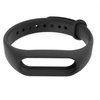 Pulseira Básica Silicone Colorido para Relógio Mi Band 2 - Cor Preta