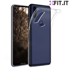 Capinha Capa Básica Motorola One Vision + Película 3D Vidro Cobertura 100% - FIT.IT na internet