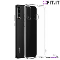 Capa Transparente Huawei P30 LITE + 2 Películas 3D Vidro Cobertura Total - ENCAPAR - Capas de Proteção de A a Z