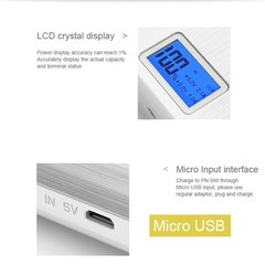 Carregador Portátil PINENG PN-999, BRANCO, Tela LED 20.000mAh Micro USB - comprar online