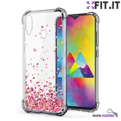 Capa Case Anti Impacto Shock Corações Heart Samsung Galaxy M30 na internet